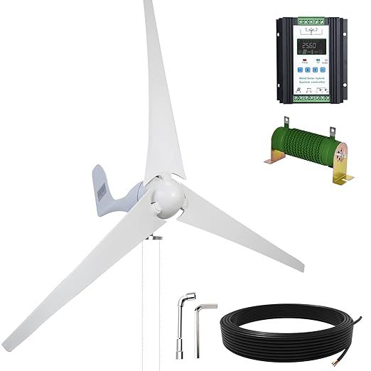 Kit éolien ECO-WORTHY 400 W avec contrôleur hybride et câble