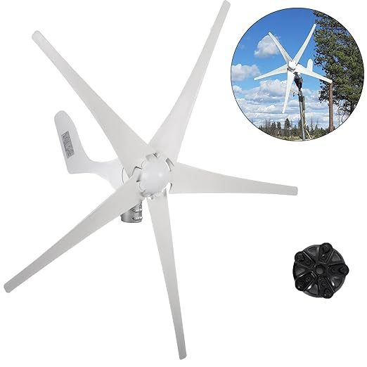Kit éolienne domestique VEVOR 500 W à cinq pales